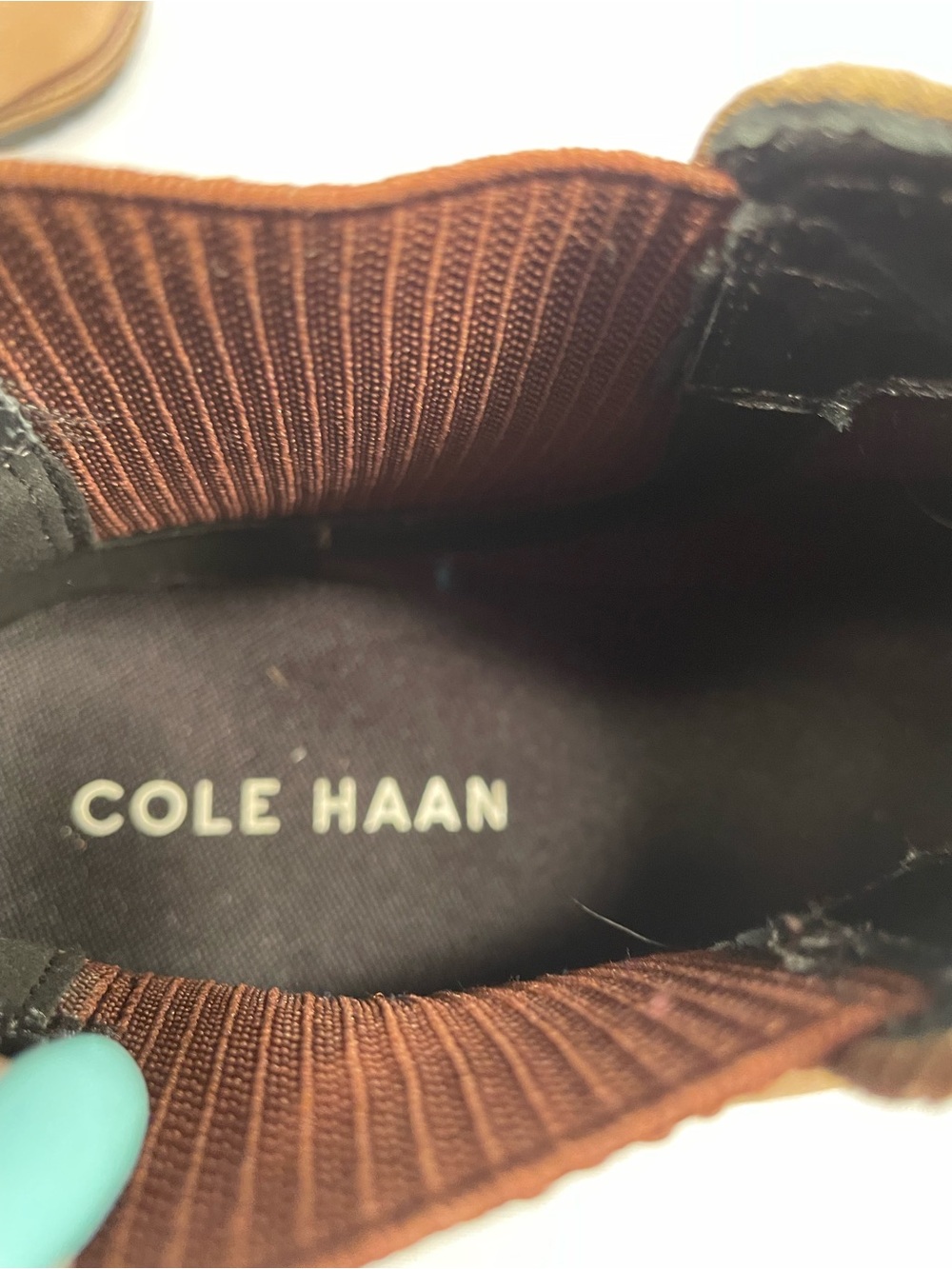 Cole Haan Men's Light Brown Suede Grand OS Boots - Picture 7 of 8